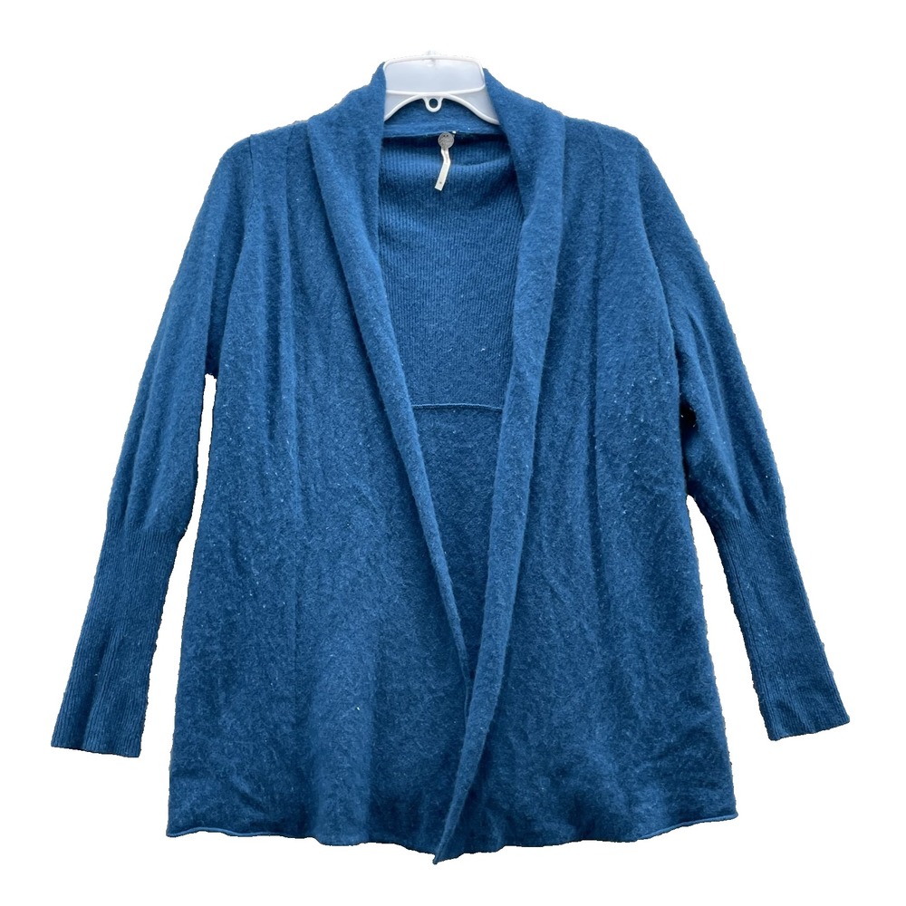 Margaret O'Leary 100% Cashmere Cardigan Sweater Women Medium Minimalist 90s Chic